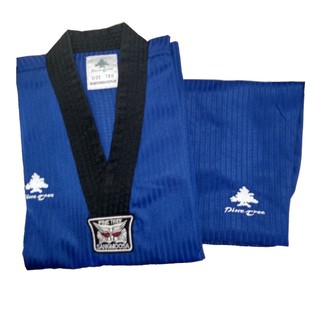 PINE TREE SANGMOOSA Martial Art/ Taekwondo Uniform (BLUE) | Shopee ...