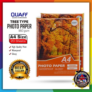 QUAFF 180 GSM WATER PROOF GLOSSY PHOTOPAPER