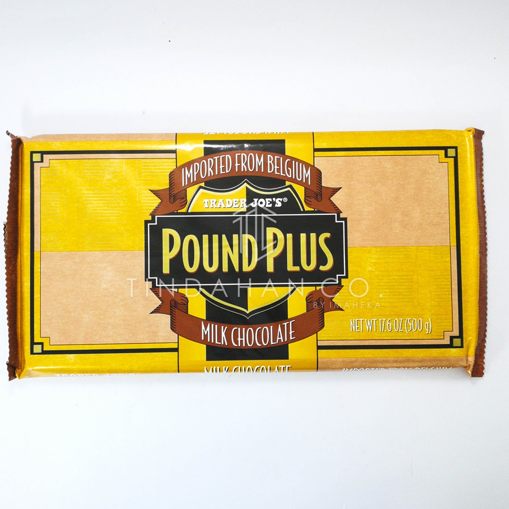 TRADER JOE'S POUND PLUS - MILK CHOCOLATE. IMPORTED FROM USA. | Shopee ...