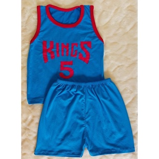 Baby Boy Sando Iconic Short Terno Kids Drifit Basketball Design Cotton Spandex Assorted For Babies #5