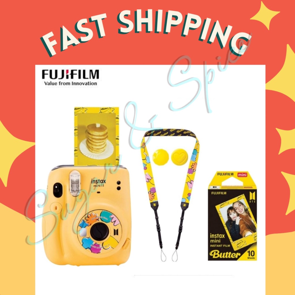 Fujifilm BTS Butter Instax Mini 11 Limited Edition Bundle with Film