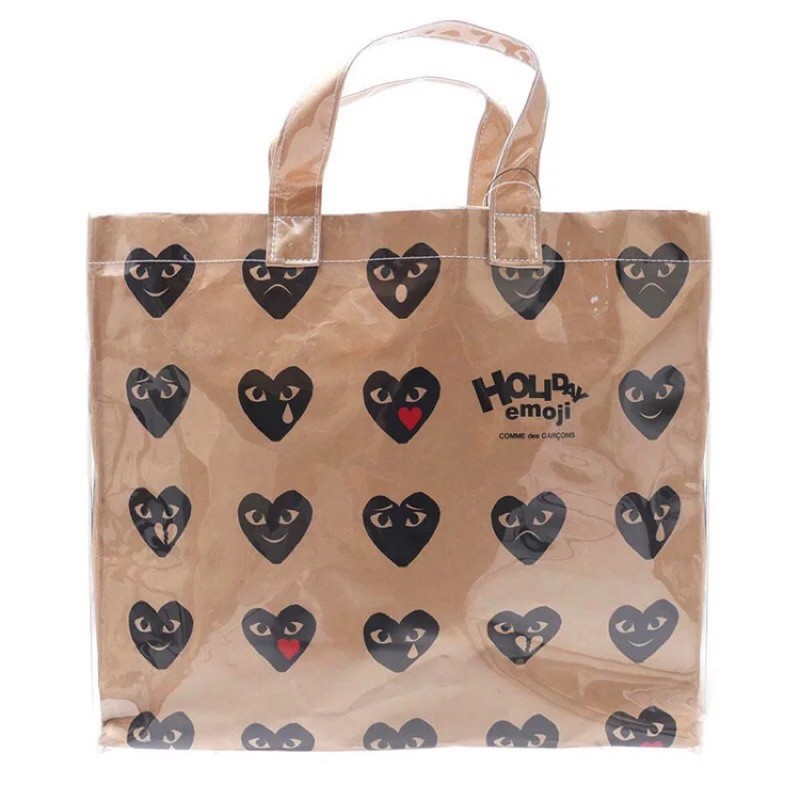 comme des garcons transparent bag