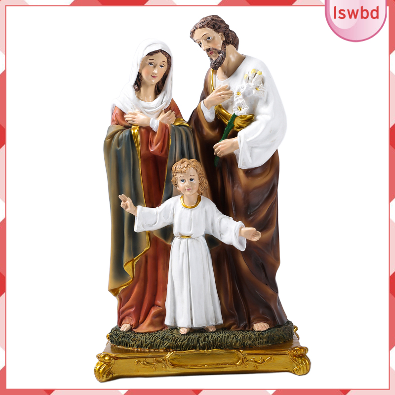 Resin Catholic Jesus Statue, The Holy Family Saint Joseph Virgin Mary