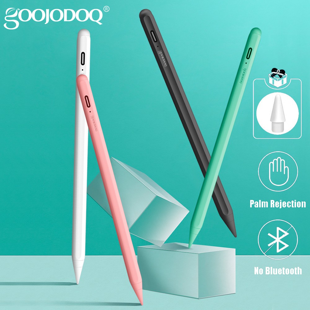 Goojodoq stylus with palm rejection tilt function for ipad 2018 2020