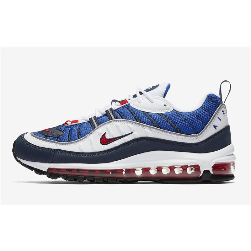 red and white nike 98