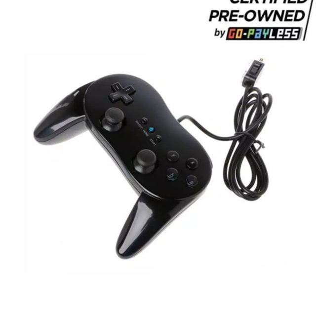 Wii Classic Controller Pro Nintendo Wii Stick And Wii U Black Segera Diorder Shopee Philippines