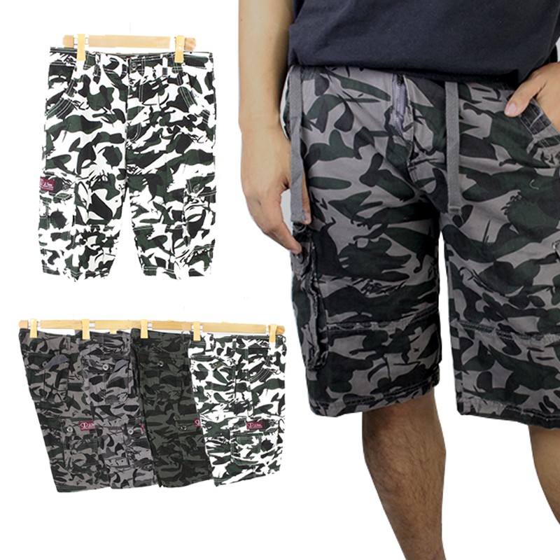 6 pocket shorts camouflage