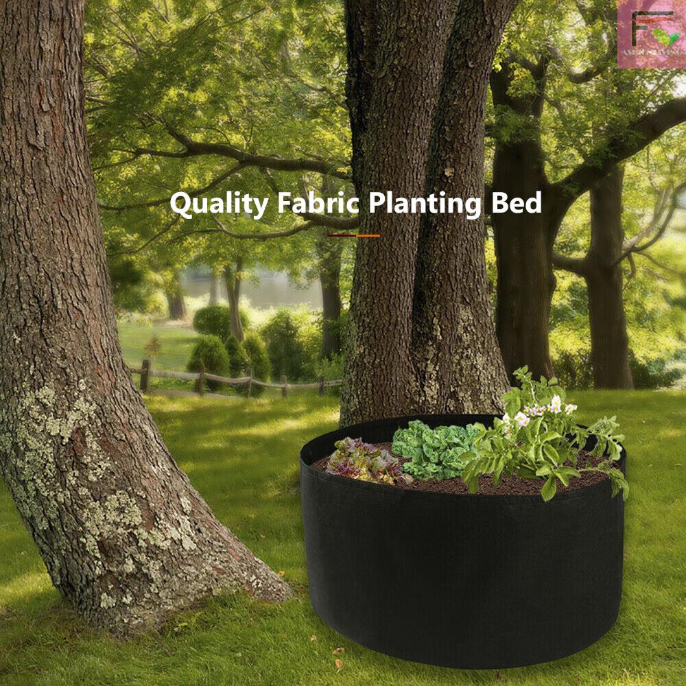 F L Fabric Raised Planting Bed Raised Garden Bags Round Garden Grow Bag Fabric Garden Bed High Capacity Bag Planter Shopee Philippines