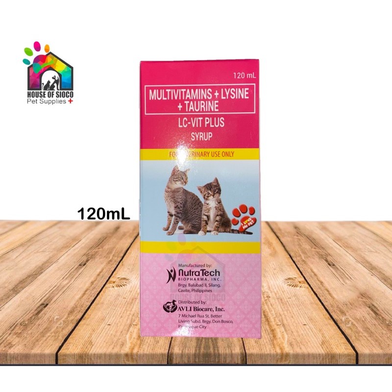 LCVit Plus (For Cats) w/ Taurine 60120ml Shopee Philippines