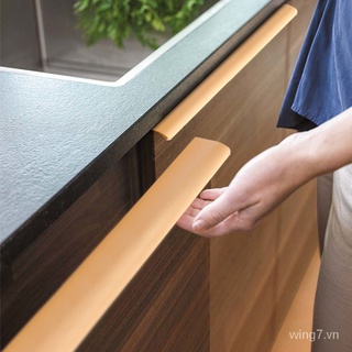 Aluminum alloy long cabinet handle Drawer handle closet Hidden Drawer pulls cabinet door knob furniture handle #3