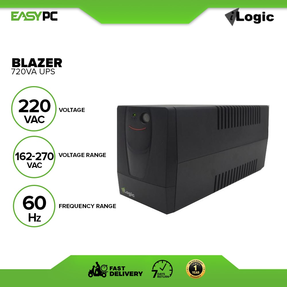 iLogic Blaze Ups 720va, Desktop power surge protection, overload ...