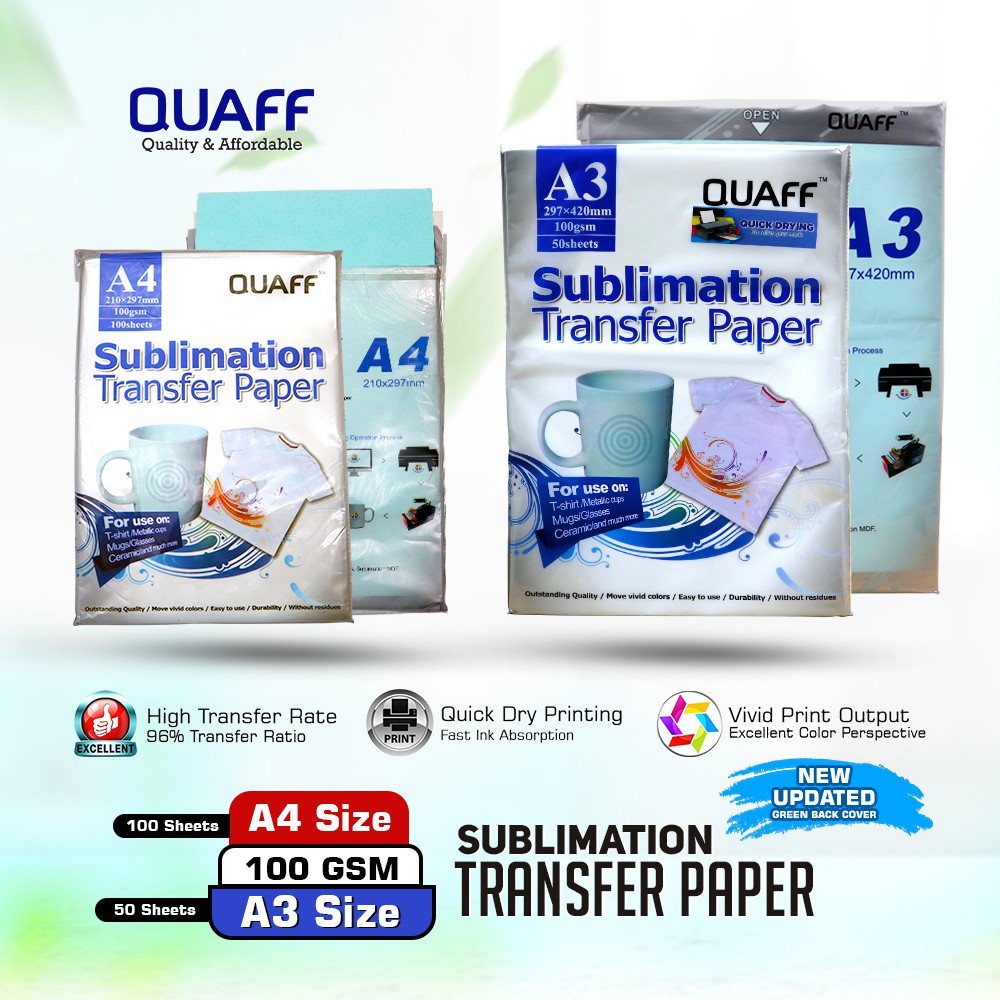 How To Use Quaff Sublimation Transfer Paper