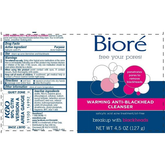 warming blackhead cleanser