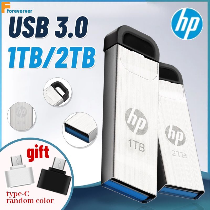 HP USB Flash Drive 2TB 1TB Pendrive USB 2.0 Flash Drive Memory Stick