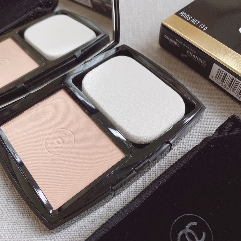 Original Chanel Le Teint Ultra Tenue Compact Foundation Powder ( 20 BEIGE  SHADE) | Shopee Philippines