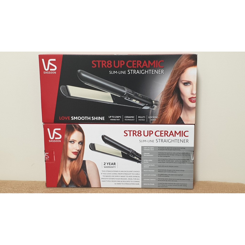 vs sassoon str8 up hair straightener