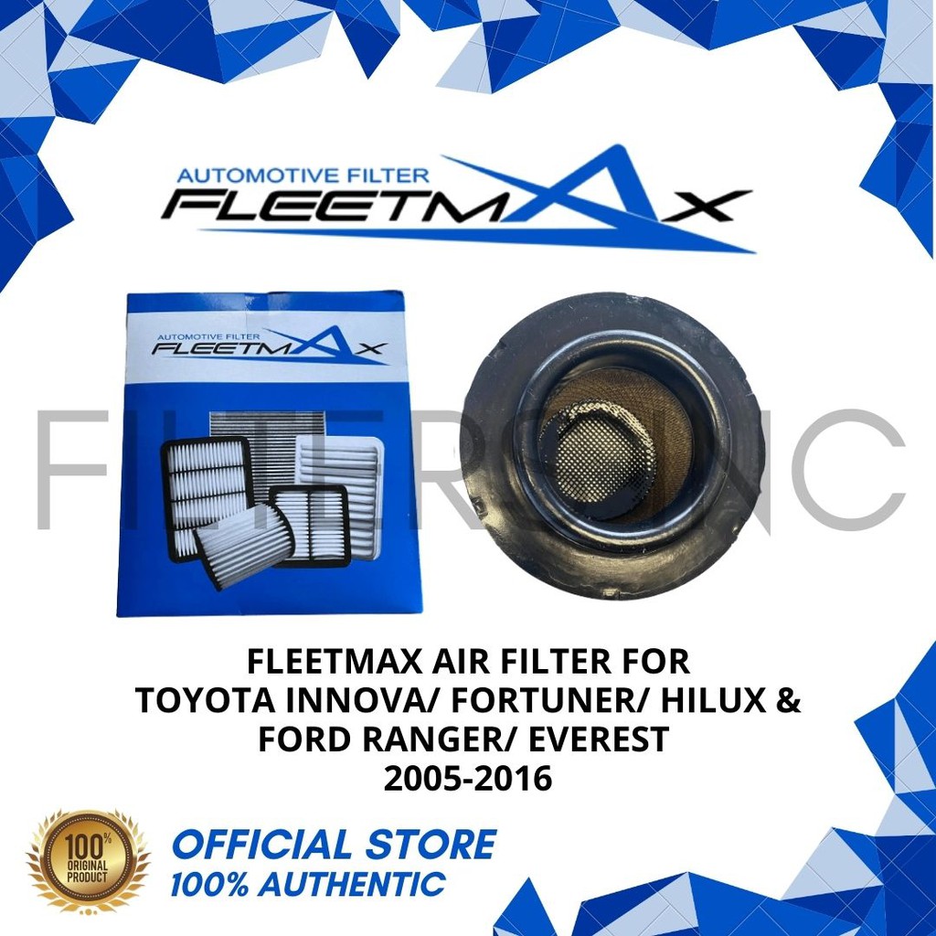Fleetmax Air Filter for Toyota INNOVA/ FORTUNER/ HILUX & FORD RANGER