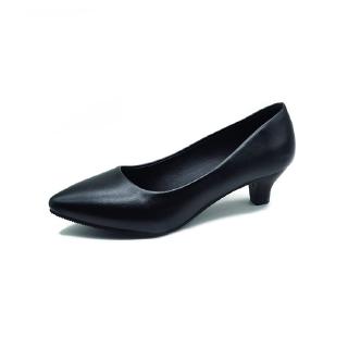 womens black work heels