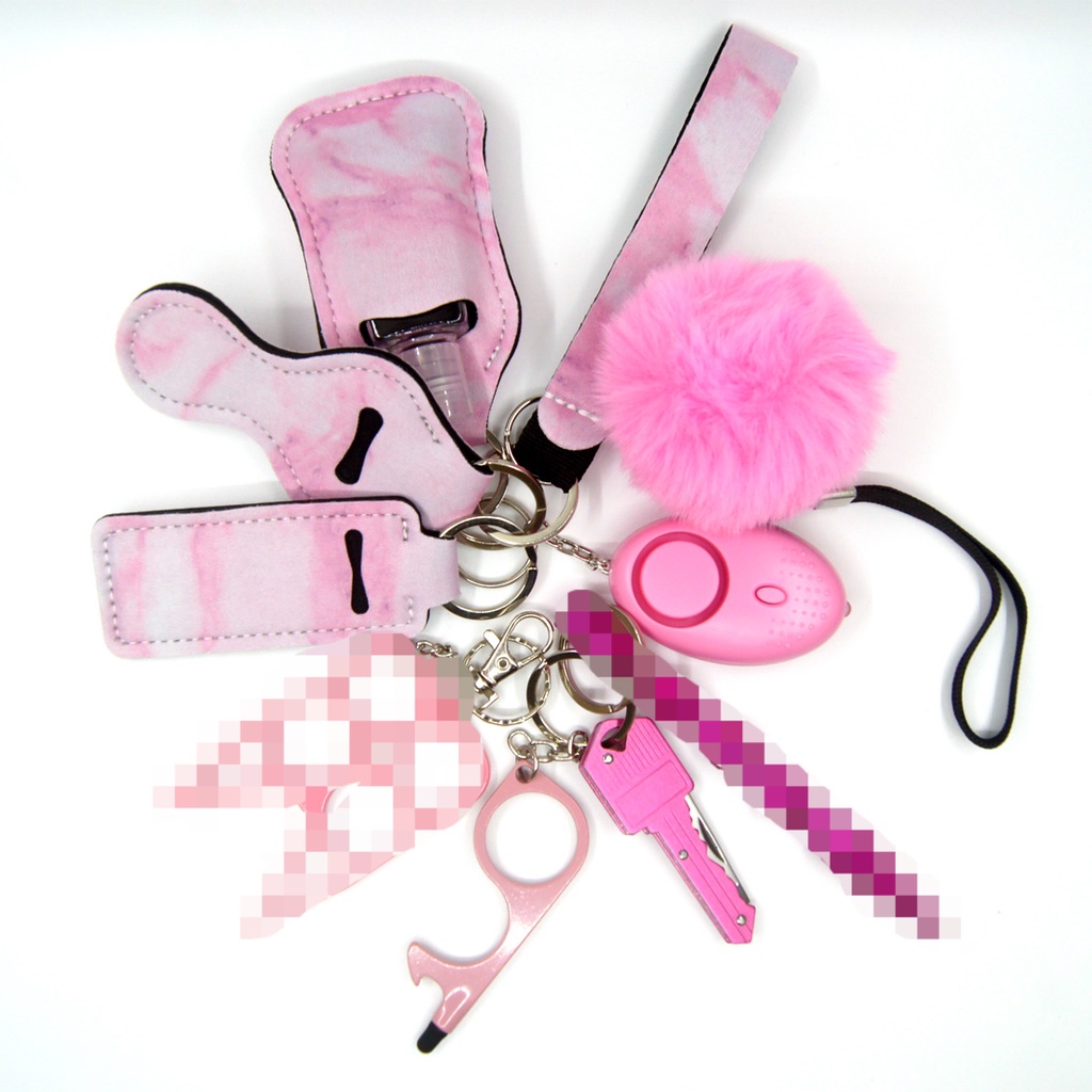 21 Women Alarm Personal Keychain Set Self Defense Alarm Keychain Security Self Protection Security Shopee Philippines