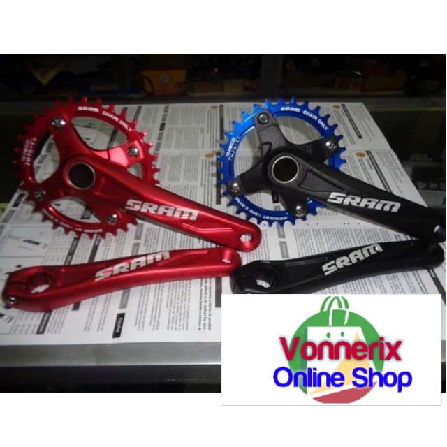 wide crank arm set