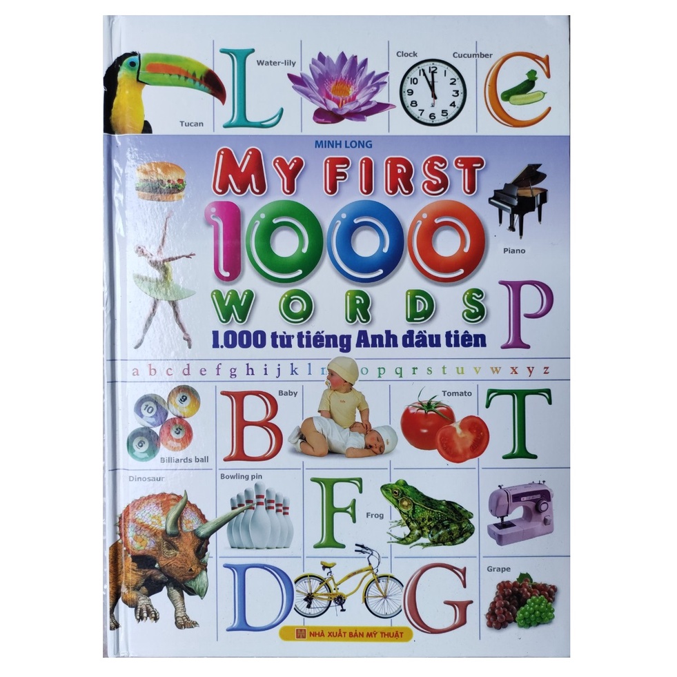 My First 1000 Words Book (1000 First English Words Reprint - Cardboard ...