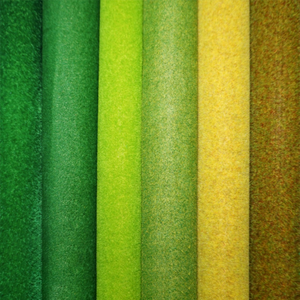 25x25cm straw mat green artificial turf carpet model building layout