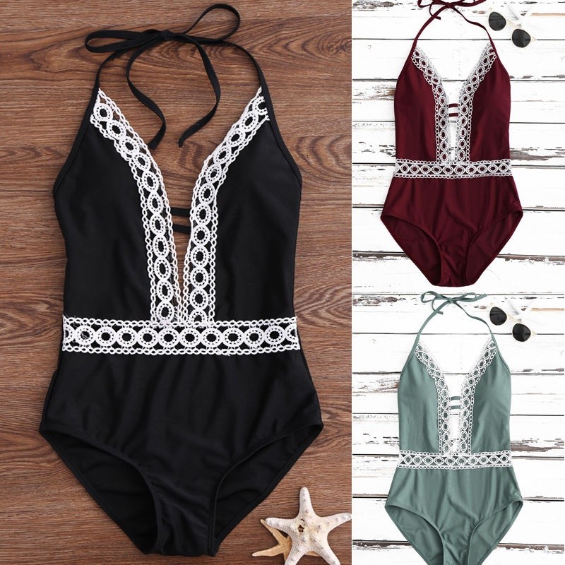 Women Swimsuit One Piece Swimwear Shopee Philippines