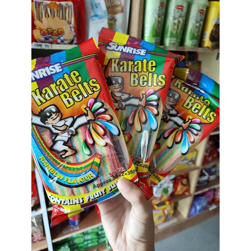 karate belt sour belt chewy gummy sunrise Shopee Philippines