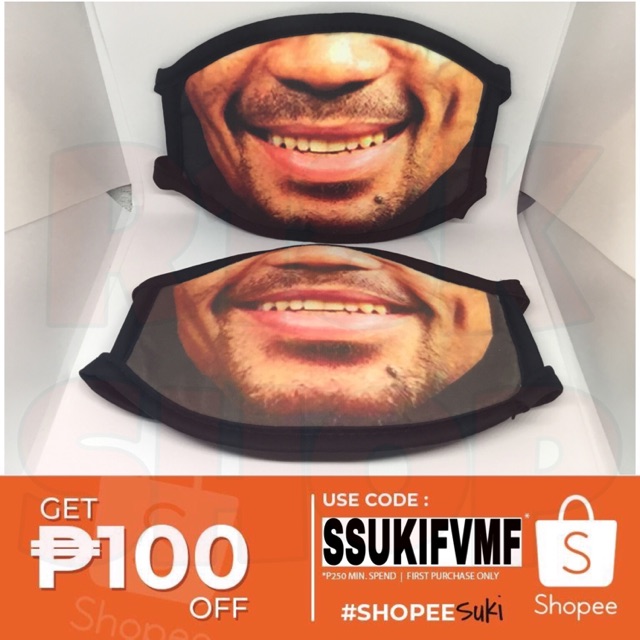 Manny Pacquiao Face Mask Cash On Delivery Cod Shopee Philippines