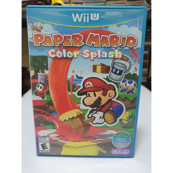 Paper Mario Color Splash Nintendo Wii U Uae Shopee Philippines 6923