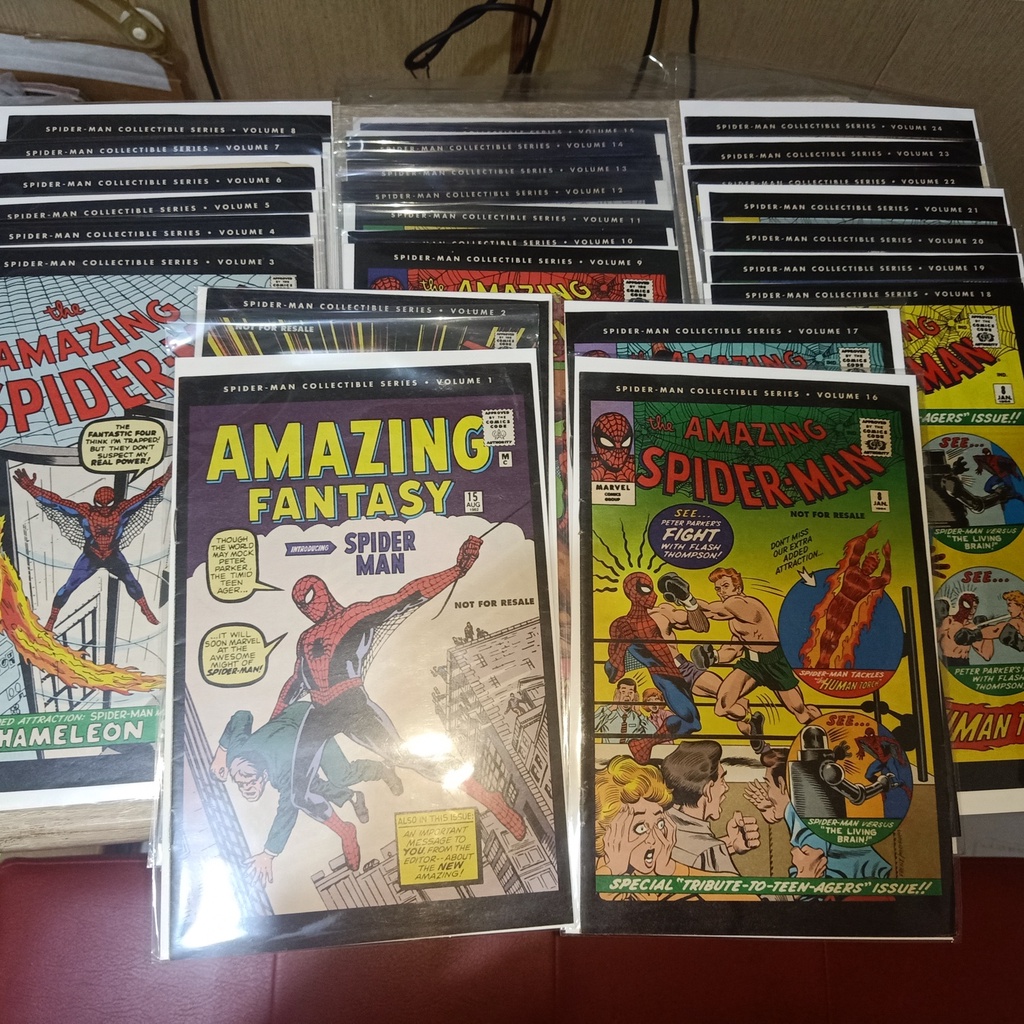 Spider-man Collectible Series - Complete Run. All 24 Volumes - Vg F 