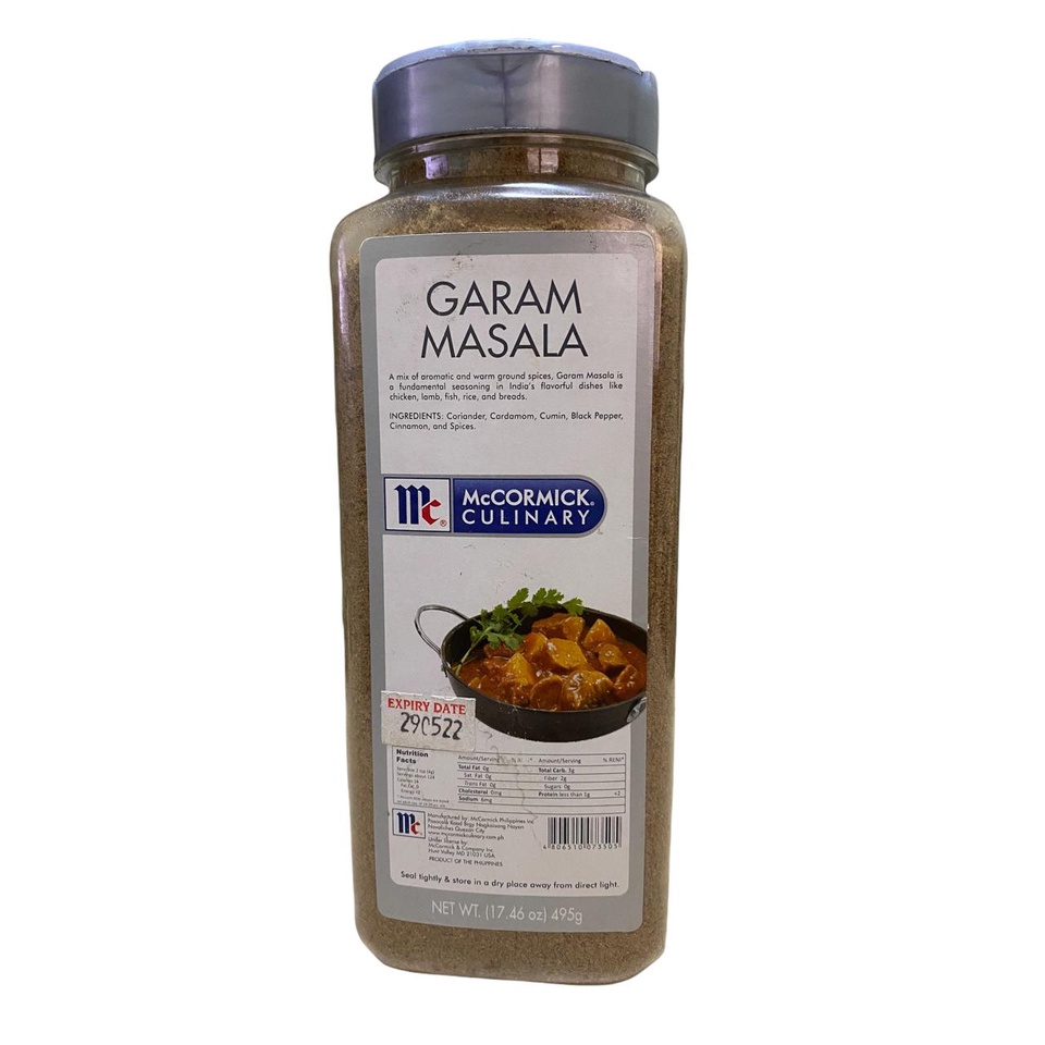 Garam Masala Mckormick Cullinary 495g Shopee Philippines