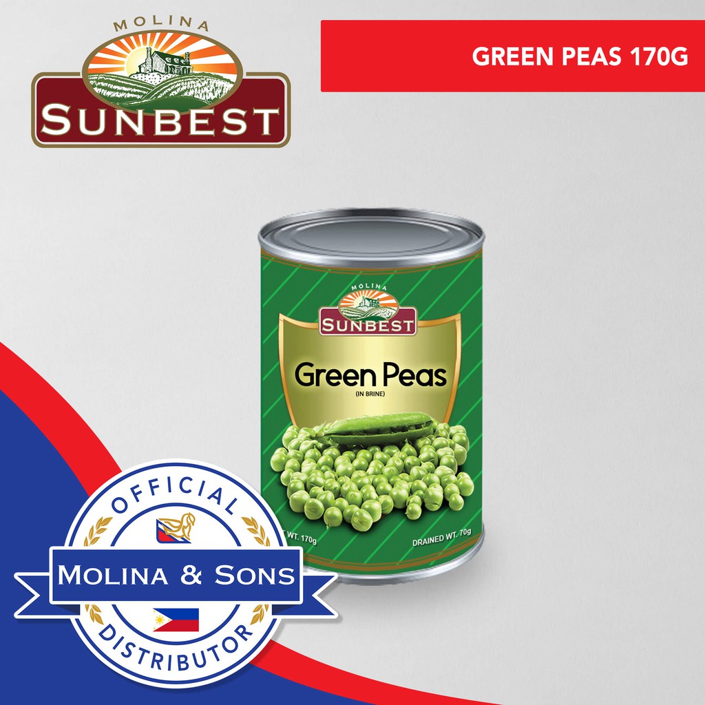 Sunbest Green Peas 170g Shopee Philippines