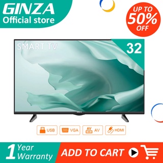 GINZA SMART TV / LED TV On Sale 32 Inch FHD MONITOR Flat Screen ANDROID TV With Bracket