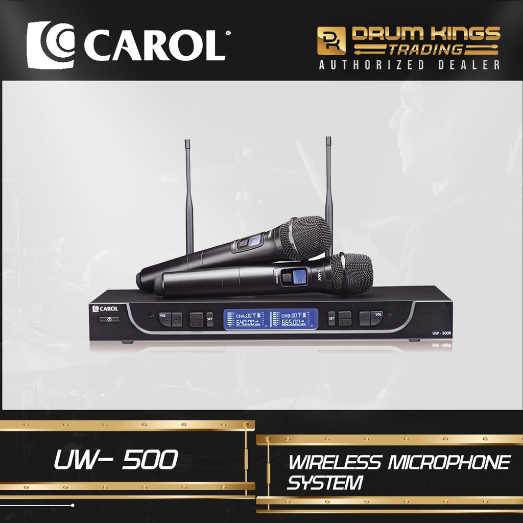 Carol UW500 Wireless Microphone System Shopee Philippines