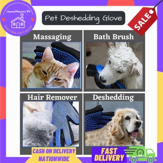 Pet Grooming Deshedding Hair Glove