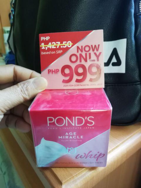 Ponds Age Miracle Whip Cream 50g | Shopee Philippines