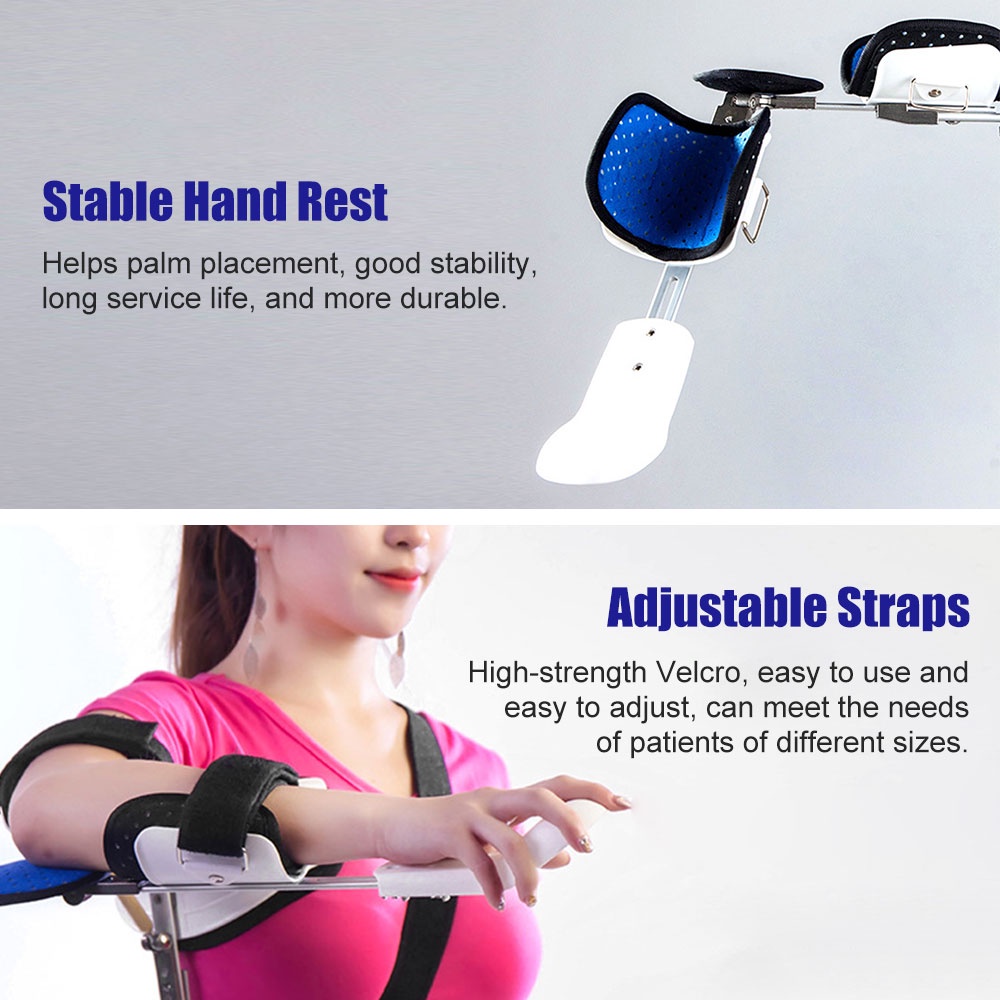 SALORIE Adjustable Shoulder Abduction Fixation Brace Elbow Dislocation ...