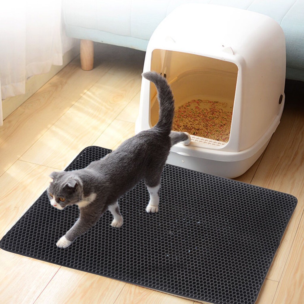 【Philippine cod】 Cat Litter Mat EVA Double Layer pet cat litter pad Bottom Non-slip Litter Box Ma #1