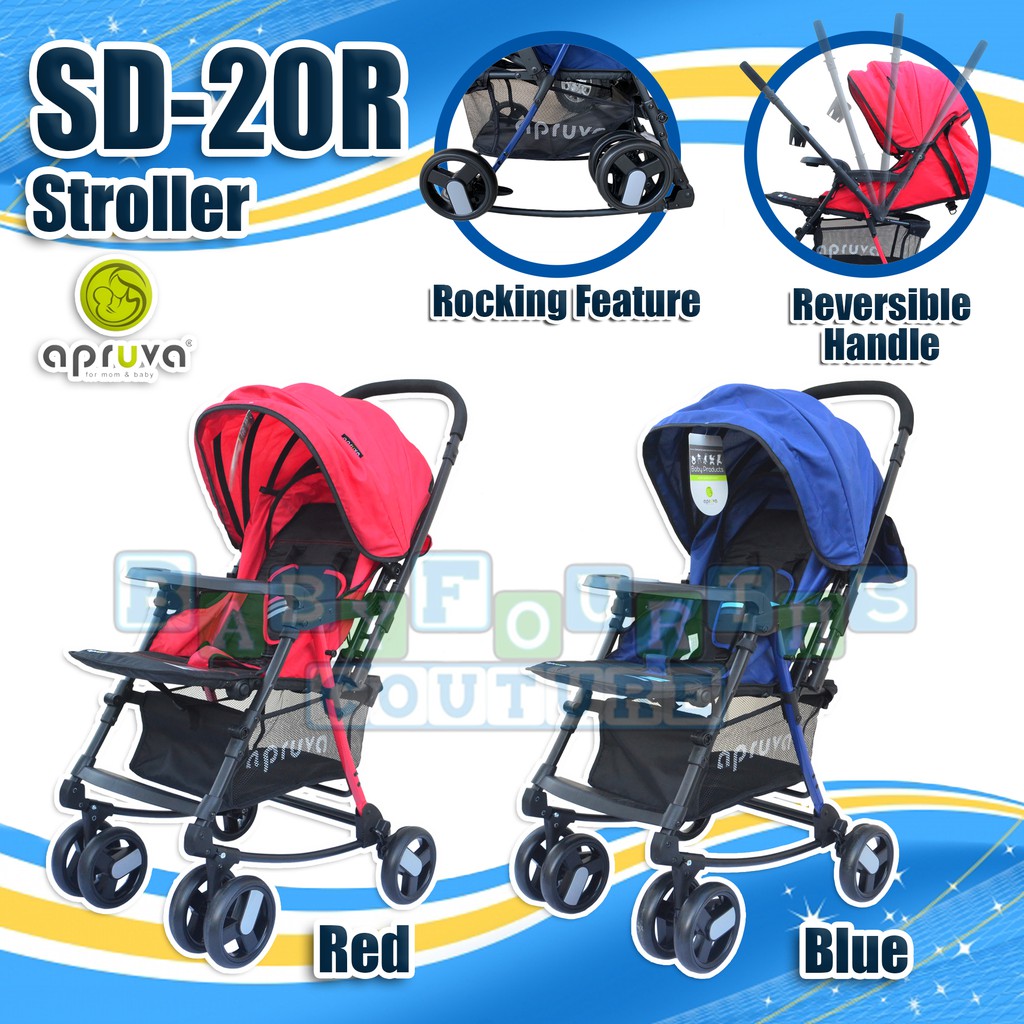apruva stroller reversible