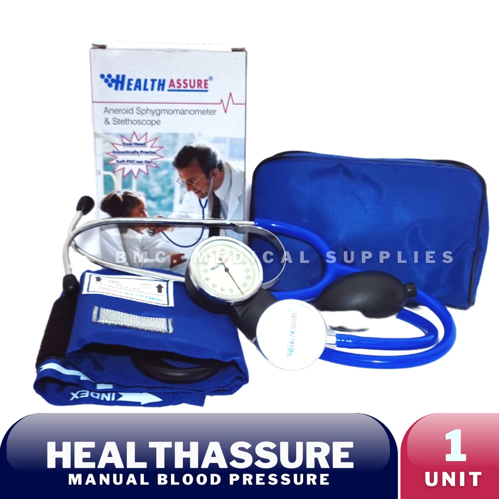 BP HealthAssure Aneroid Sphygmomanometer & Stethoscope Shopee Philippines