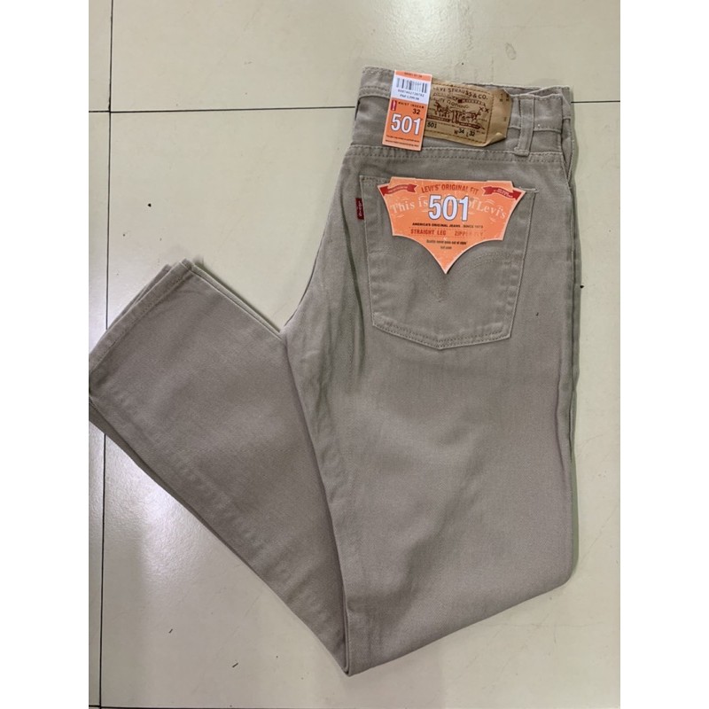 levis khaki 501