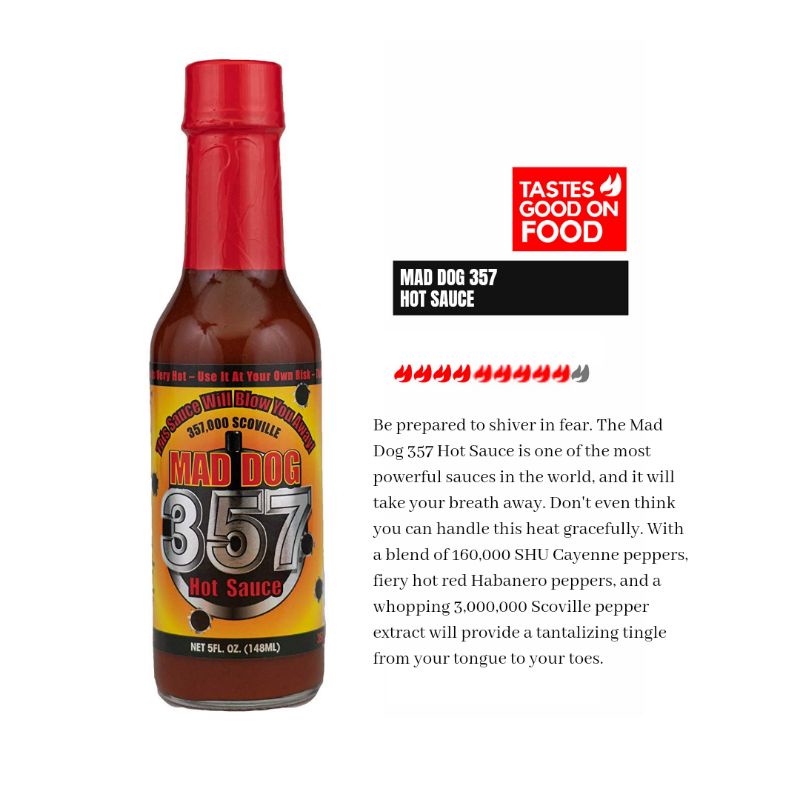 超可爱の Mad Dog 社マッドドッグ357 No. 9 辛味調味料 調味料