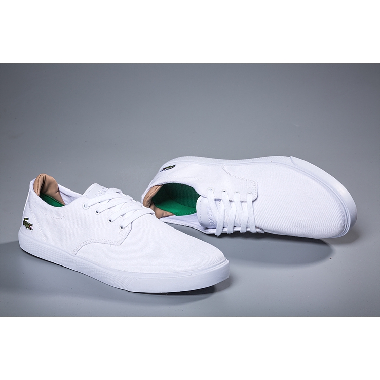 lacoste canvas sneakers