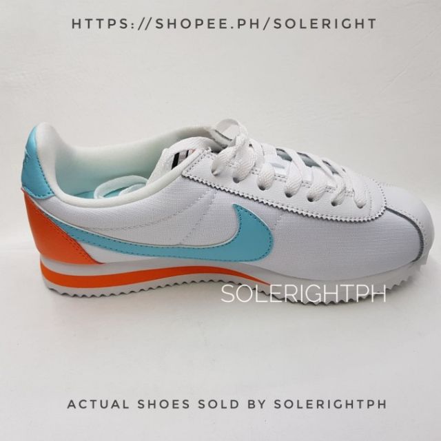 nike cortez light aqua