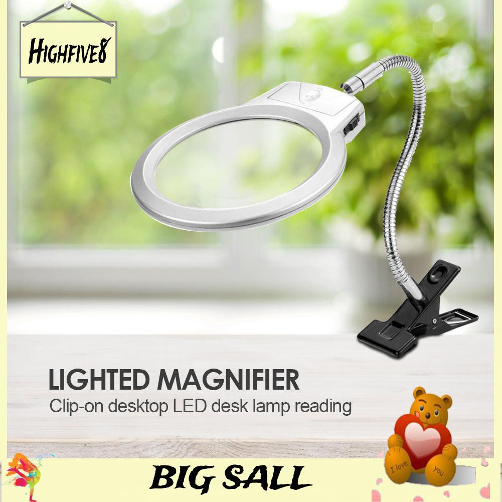 lighted magnifying desk lamp