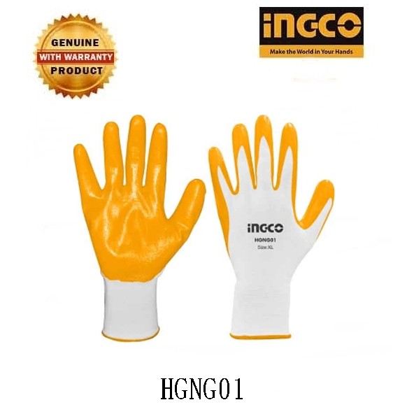 INGCO HGNG01 Nitrile Gloves Shopee Philippines