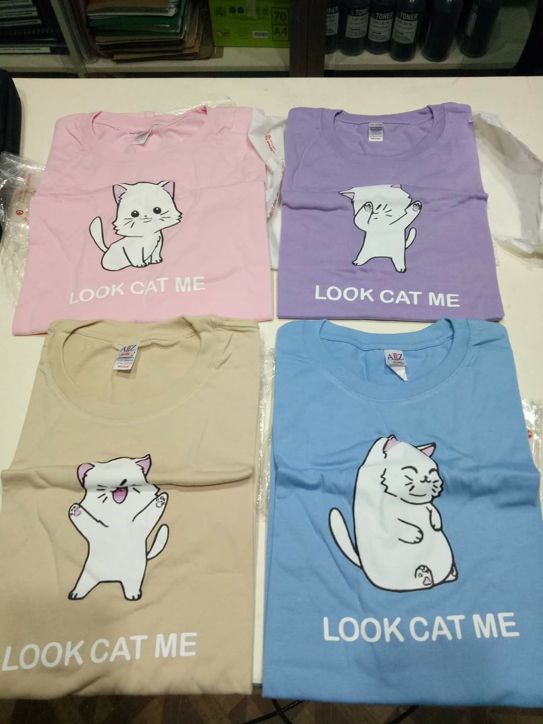 look cat me shirt
