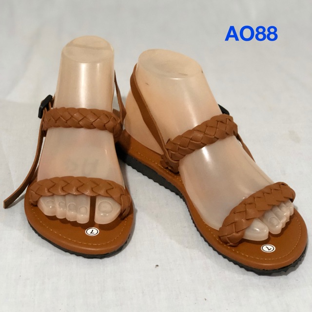 Marikina Made Flat Sandals AO88 Onhand Shopee Philippines