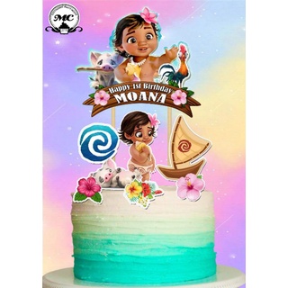 Moana Baby Theme Cake Topper Moana3 Shopee Philippines